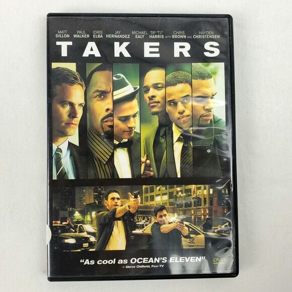 TAKERS 2010 Film, Action/Thriller, DVD MOVIE Disc - Picture 1 of 4